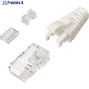 BUFFALO 【期間限定特価】2025年9月31日まで Cat6対応LANコネクター+カバー付 10個入 BLAC6C10 1個 ▼430-5331