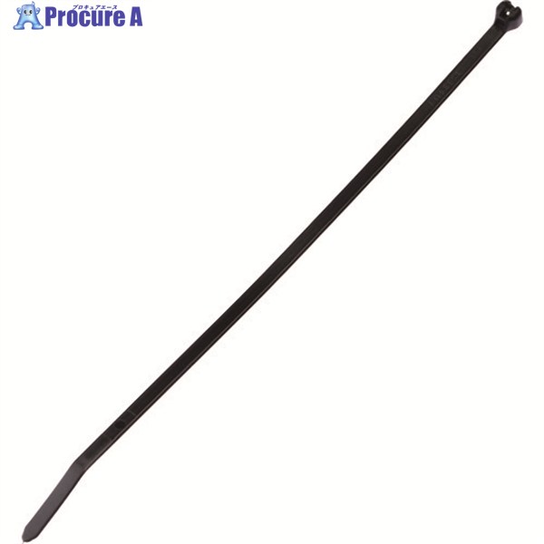 PANDUIT ステンレス爪ロック式ナイロン結束バンド 耐候性黒 幅2.4mm 長さ361mm 100本入り BT4M-C0 BT4M-C0 1袋 ▼438-2064