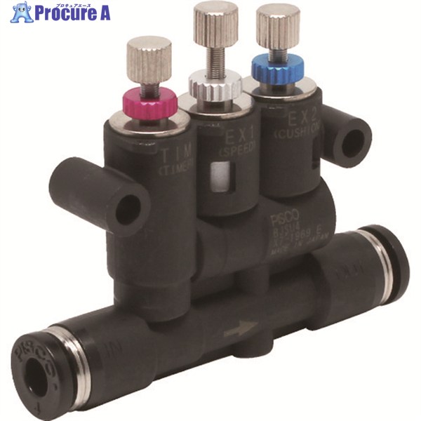 PISCO クッション機能付スピードコントローラ BJSU4 1個 ▼496-4748