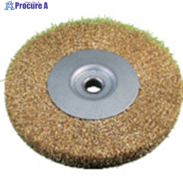 ヤナセ 軸付ホイールブラシ 真鍮 75x13x6x35 BMF-75 5個 ▼812-3983