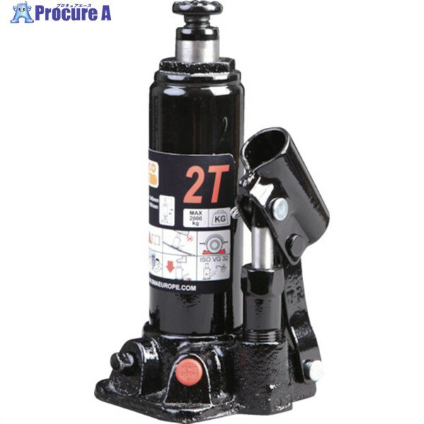 BAHCO 油圧ジャッキ ボトルジャッキ 揚力80kN(8t) ストローク227mm BH4S8 1台 ▼837...