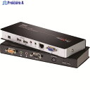 ATEN KVMエクステンダー USB/オーディオ/RS-232対応 CE770 1台 ▼115-2409