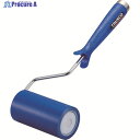 TRUSCO クリーンルーム用粘着ローラー4インチ用ハンドル 粘着ローラー青1巻付 2重袋入 CNR4H-B 1本 ▼137-2453