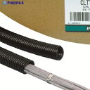PANDUIT コルゲートチューブ 耐熱性ナイロン6 スリットなし 黒 CLTS100N-C 1巻 ▼147-7444