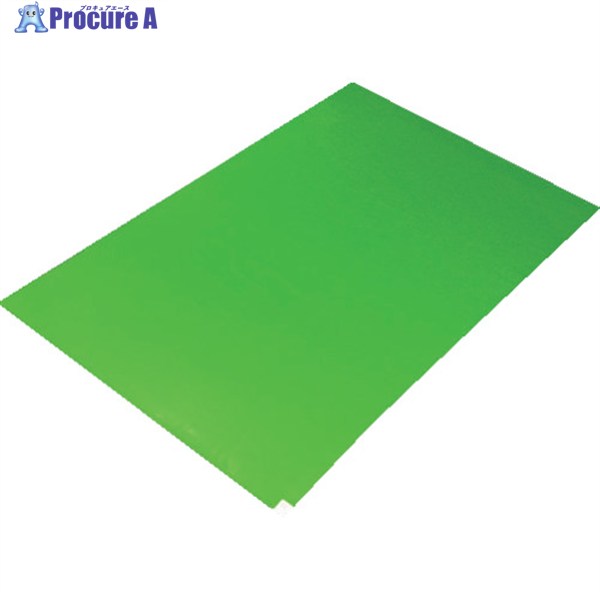 TRUSCO 粘着クリーンマット 450×900MM グリーン 1シート 30枚入 CM4590-1P-GN 1SHT ▼246-4647
