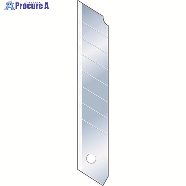 タジマ カッターナイフ替刃大 凄刃 銀 50枚入 CBL-SG50 1ケース ▼361-5405