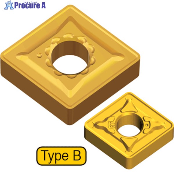 TAEGUTEC 旋削加工用チップ T‐ターン CVD CNMG 120412 RT TT7015 10個 ▼441-2565