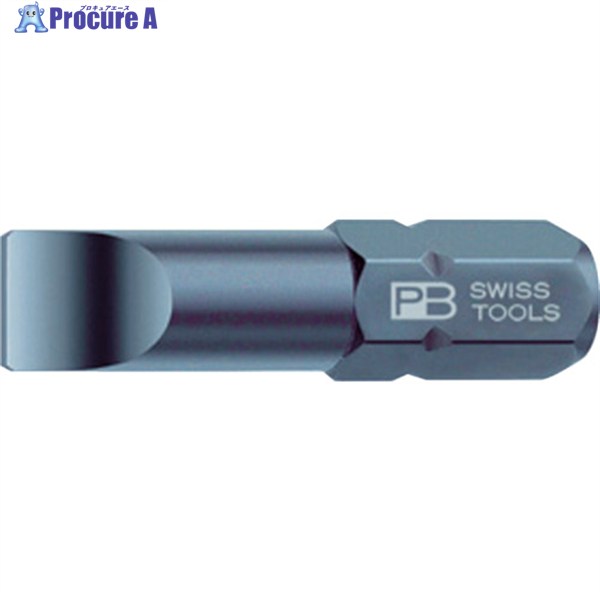 PBスイスツールズ 1/4マイナスビット C6-135-3 1本 ▼448-3693
