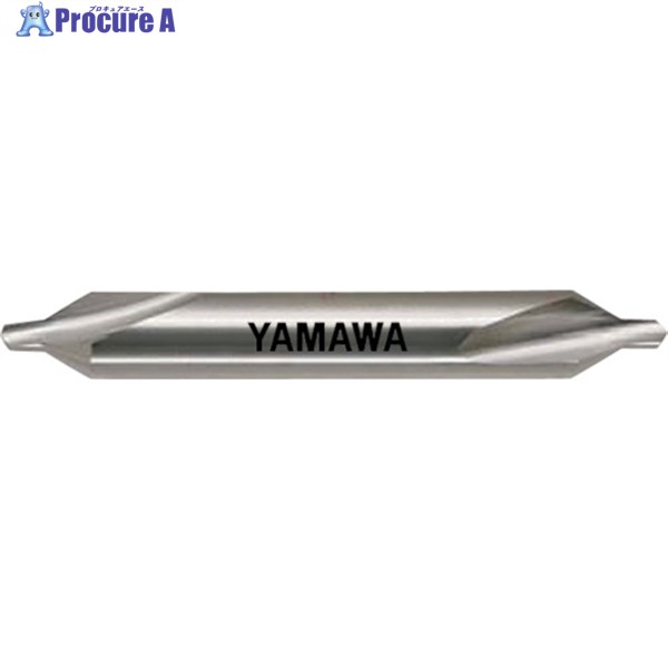 ヤマワ 弱ねじれ溝A形60° センタ穴ドリル 左刃 CD-S LH 2X60°X6 CD-S-LH-2X60X6 1本 ▼468-6447【代引決済不可】 ●MA515