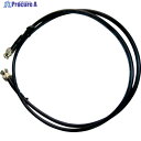 テイシン BNC付同軸ケーブル1.0m BNCプラグ両端付 RG-58A/U CCA7010A 1本 ▼471-8305