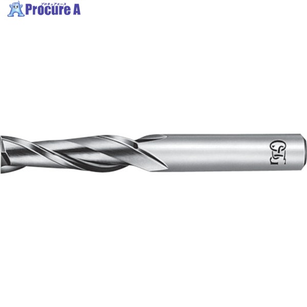 OSG 超硬スクエアエンドミル 2刃ロング 銅・アルミ合金用 刃径4.5mm シャンク径6mm 8502645 CA-RG-EDL-..