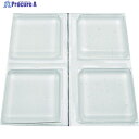 WAKI 防振材(下敷きタイプ) ソフトクッション(平丸型) Φ15.9×10.1mm 4個入り CN-011 1SHT ▼819-0135