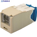 PANDUIT カテゴリ6A シャッター付モジュラージャック アイボリー CJH6X88TGEI 1個 ▼828-5897