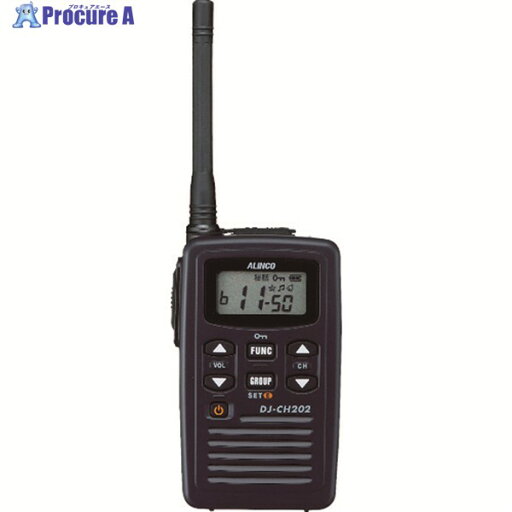 ALINCO 特定小電力トランシーバー ミドルアンテナタイプ DJCH202M 1台 ▼125-6514 ※個人宅様送り不可 ALINCO 特定小電力トランシーバー ミドルアンテナタイプ DJCH202M 1台 ▼125-6514 ※個人宅様送り不可