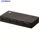 ELECOM HDMI切替器 3入力1出力 ケーブルなしモデル ブラック DH-SWL3BK 1本 ▼131-4681