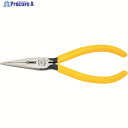 KLEIN ロングノーズプライヤー サイドカット 170mm 皮むき穴付 D203-6H2 1丁 ▼195-2072