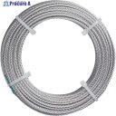 TRUSCO ステンレスワイヤロープ ナイロン被覆 Φ2.0(2.5)X20m CWC-2S20 (2MMX20M スリーブツキ) 1巻 ▼213-4799