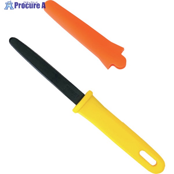 キャナリー 段ボールのこ ダンちゃん フッ素コーティングキャップ付き DC-190FC 1本 ▼249-2724