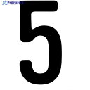 TRUSCO カッティング文字50mm 黒 5 CS50BK-5 1枚 ▼256-4549