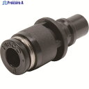 PISCO チューブ継手 ライトカップリング ストレートプラグ(15タイプ) φ6用 CPP15-6B 1個 ▼310-0324
