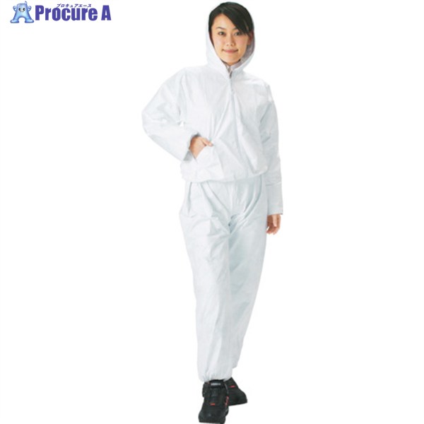 TRUSCO タイベック製作業服 フード付ツーピース XXL DPM-501 XXL 1着 ▼336-3589