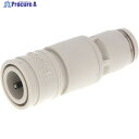 PISCO ライトカップリング 15シリーズソケット ワンタッチ継手タイプ チューブ外径:6mm ライトグレー仕様 CPS15-6W 1個 ▼469-6349