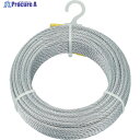 TRUSCO メッキ付ワイヤロープ Φ6mmX200m CWM-6S200 1巻 ▼489-1066 ※車上渡し