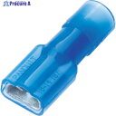 PANDUIT 圧着端子 差込型完全絶縁 メス型 AWG16〜14 青 (100個入) DNF14-206FIB-C 1袋 ▼497-3208