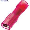 PANDUIT 圧着端子 差込型完全絶縁 メス型 AWG22~18 赤 (100個入) DNF18-111FIB-C 1袋 ▼497-3259