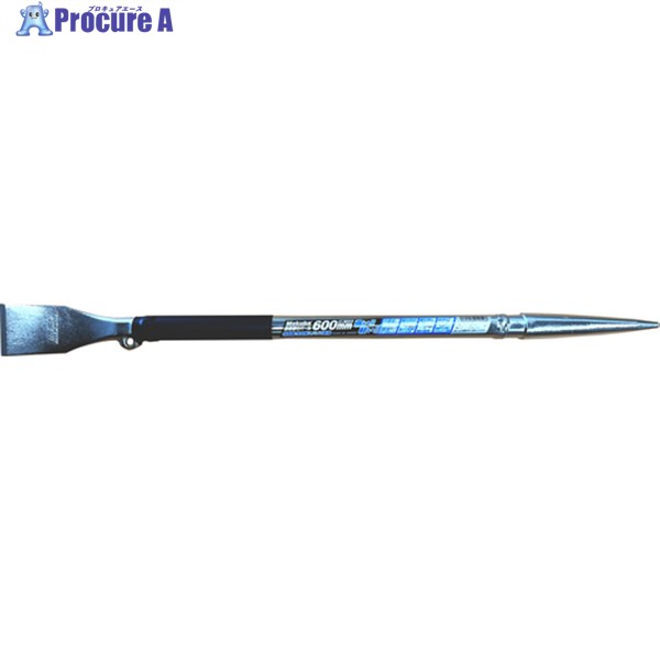 モクバ印 バール 鉄骨寄せバール 600mm D23-60 1本 ▼673-7226