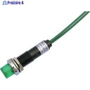 サカヅメ LED表示灯 DA-10TPL (AC/DC100V接続)Φ10 緑 DA-10TPL-AC/DC100V-G 1個 ▼788-8228【代引決済不可】