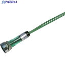 サカヅメ LED表示灯 DA-8FL-2 (AC/DC100V接続) Φ8 緑 DA-8FL-2-AC/DC100V-G 1個 ▼788-8325