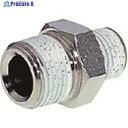 チヨダ 異径ニップルメッキ付 R1/8・R1/4 D-1M-2M-N 1個 ▼808-2691