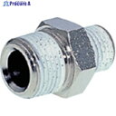 チヨダ 異径ニップルメッキ付 R1/4・R1/2 D-2M-4M-N 1個 ▼808-2693