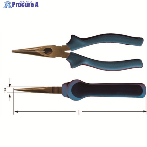 Ampco ץ饤䡼 󥰥Ρ ǽ:Ŵ1mmƼ4mm Ĺ180mm EE1800B 1 102-6458