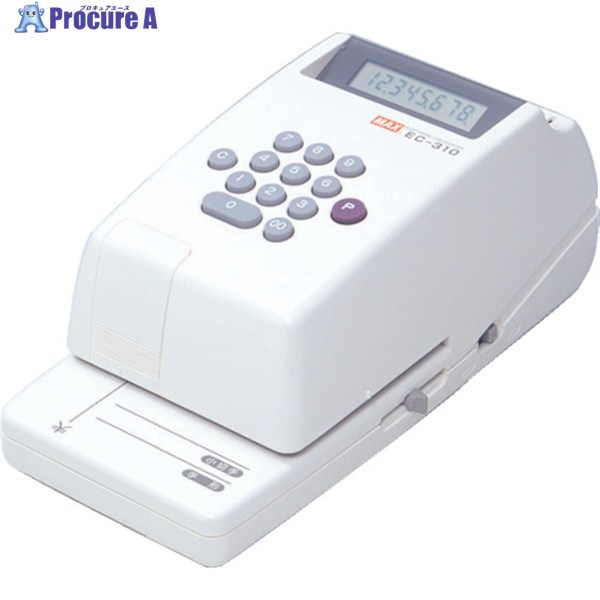 MAX 電子チェックライタ EC-310 EC-310 1台 ▼135-9221【代引決済不可】