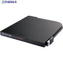 BUFFALO USB3.2(Gen1)対応 ポータブルDVDドライブ 書込ソフト添付 ブラック DVSM-PTV8U3-BKB 1個 ▼384-7747