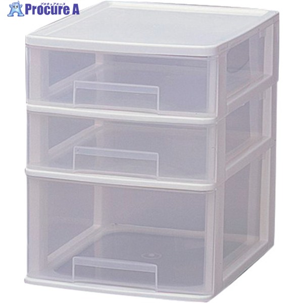 IRIS 218524 テーブルチェスト ET-421 ホワイト ET-421-WH (218524) 1台 ▼512-9621