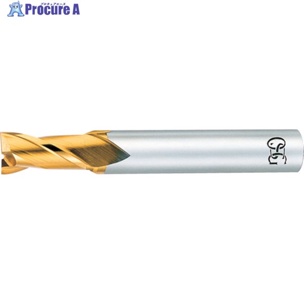 OSG ハイスエンドミル TIN 2刃ショート 8 88016 EX-TIN-EDS-8(88016) 1本 ▼631-4457 ●YA513