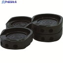 WAKI HYPER防振ゴム φ70X25mm ブラック (4個入) EGH-005 1パック ▼819-0104