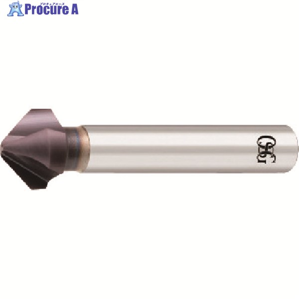 OSG FXコート3刃カウンターシンク 先端角90° 有効刃径6.3mm 先端径1×全長55mm 9149063 FX-MG-CSX90 6.3X6X2.0X5...