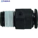 チヨダ チューブ継手 ファイブ樹脂メイルコネクタ 6mm・R1/8 FR6-01M 1個 ▼158-4111
