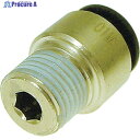 チヨダ チューブ継手 ファイブ六角穴付メイルコネクター 6mm・R1/8 F6-01MS 1個 ▼158-4901