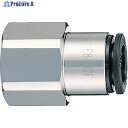 チヨダ ファイブフィメイルコネクタ 4mm・RC1/8 F4-01F 1個 ▼158-5835