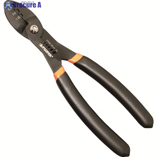 フジ矢 電工ペンチミニ(ファストン端子用) FA203 1丁 ▼183-3917