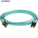 PANDUIT 光ファイバーパッチコード OM3(低損失タイプ) 両端LCデュプレックス LSZH 3m FX2ELLNLNSNM003 1本 ▼194-9250