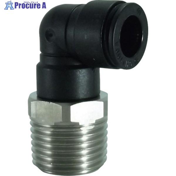 チヨダ ファイブSUSメイルエルボ 10mm・R1/2 FS10-04ML (SUS303シリーズ) 1個 ▼222-9773