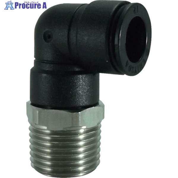 チヨダ ファイブSUSメイルエルボ 12mm・R1/2 FS12-04ML (SUS303シリーズ) 1個 ▼222-9803