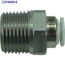 チヨダ ファイブSUSメイルコネクタ 白 6mm・R3/8 FS6-03MW 1個 ▼309-4910