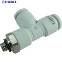 チヨダ ホース継手 ファイブメイルランティ W(白) 4mm M5×0.8 F4-M5RTW 1個 ▼313-6850